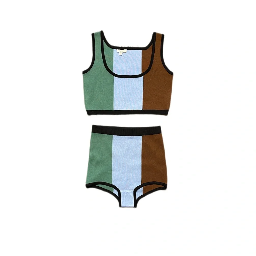 Colorblock Short Set - Picture 5 of 9